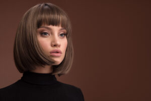 Hair extensions and precision bob haircut at Fusion Salon Jacksonville FL